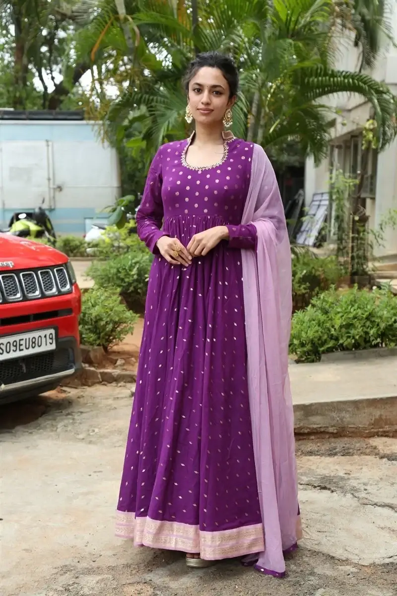 Indian Actress Malvika Nair at Anni Manchi Sakunamule Movie Meet